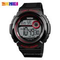 Skmei 1367 fashion cheap in bulk alarm chronograph wristwatch waterproof black digital sport watch